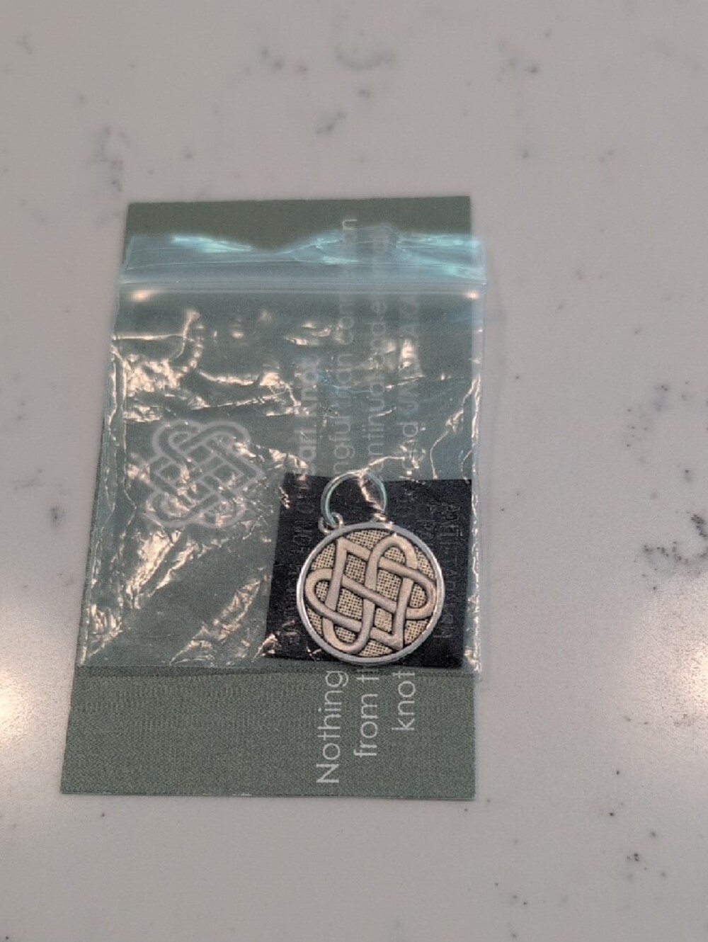 LOLA Celtic Heart Knot Silver Pendant - Intricate Knot Design - Picture 5 of 6